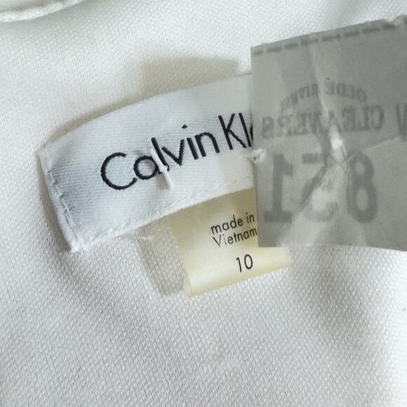 Calvin Klein Floral Scuba Knit Sheath Dress 10 Sunburst Bloomcore Party Wedding - Picture 13 of 14